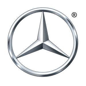 Mercedes-Benz emblem representing Golf Carts Atlanta's commitment to quality and service in Marietta, GA, as